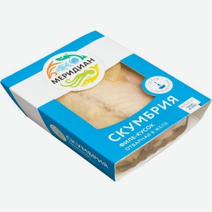 Скумбрия Меридиан отварная в желе 200г, 200 г
