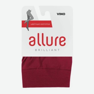 Бордовые колготки женские 50 den размер 3 Vino Allure Brilliant Coloris