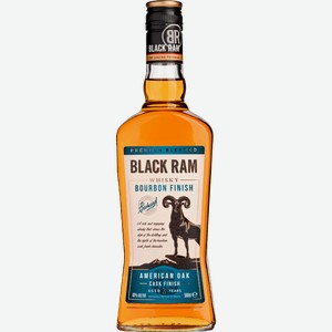 Виски Black Ram Bourbon Finish 0.5 л
