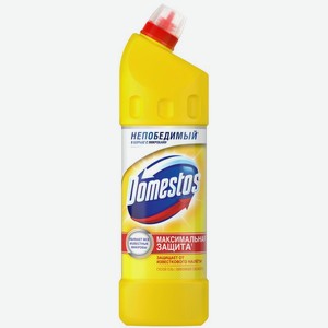 Средство чистящее Domestos для сантехники лимонная свежесть, 1л, 1 л