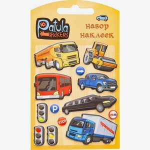 Наклейки Patula Stickers Машины мягкие в ассортименте 1шт., 1 шт