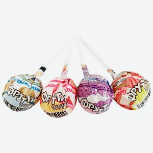 Карамель леденцовая ФРУТТИ White с аром. крем-брюле вишн. клуб. чернич. морож., Россия, 12 г