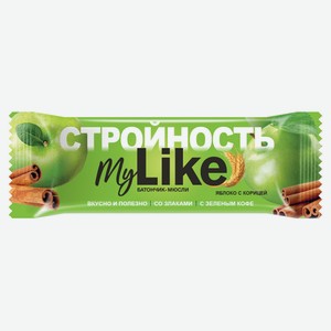 Батончик-мюсли «Леовит» яблоко с корицей, 25 г