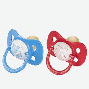 Соска-пустышка ПОМА латексная круглой формы 0+