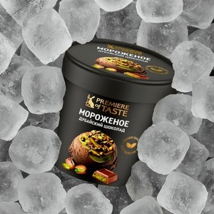 Мороженое Дубайский шоколад эскимо Premiere Of Taste 330г