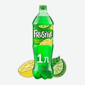 Газированный напиток Лимон-лайм Frustyle 1л