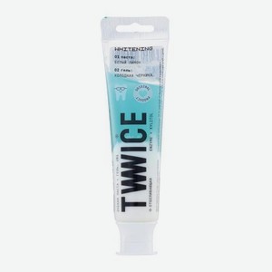 Зубная паста Tvvvvice отбеливающая белый лимон холодная черника 100г