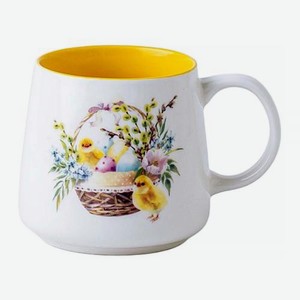 Кружка фарфоровая 405мл в ассортименте