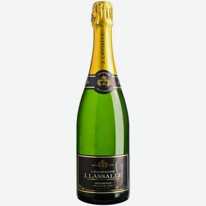 Вино игристое J. Lassalle Preference Brut 1er Cru Chigny-Les-Roses Champagne AOC белое сухое 12%, 750мл
