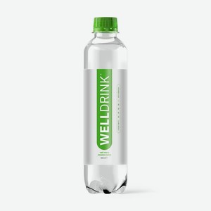 Напиток тонизирующий Welldrink со вкусом чай матэ и лимон-лайм, 500мл