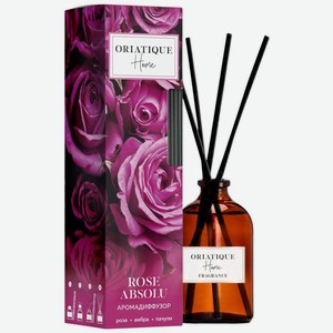 Аромадиффузор Oriatique Rose Absolu с ароматом розы амбры и пачули, 40мл
