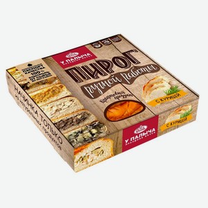 Пирог мясной сытный «У Палыча» с курицей замороженный, 500 г