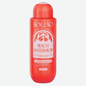 Шампунь для сухих и тусклых волос Solzao увлажнение и блеск, 400 мл