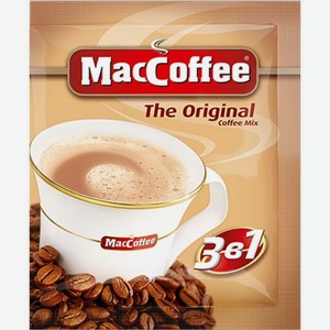 Напиток кофейный MacCoffee Original 3в1 растворимый 20г, 20 г