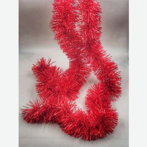 Мишура Магия праздника красная 2м 3шт