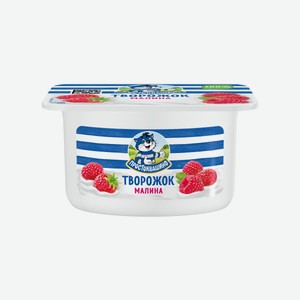 Продукт Творожный Простоквашино Творожок Малина 3.6% 110г