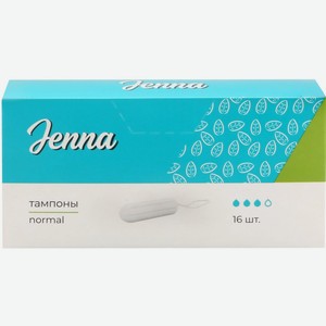 Тампоны JENNA Normal, Россия, 16 шт