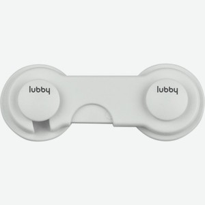 Замок LUBBY д/створок шкафчиков безопасный, пластм 13576, Китай