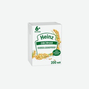 Каша молочная Heinz Овсяная с 6 месяцев 200 мл