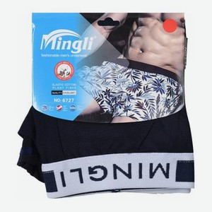 Трусы-боксеры мужские индиго Mingli Vilena в ассортименте