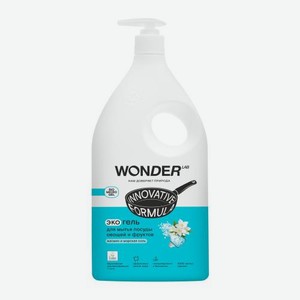 Экогель для мытья посуды жасмин и морская соль Wonder Lab 1л