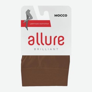 Коричневые колготки женские 50 den размер 2 Mocco Allure Brilliant Coloris