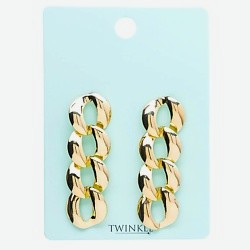 Серьги Golden Chain Big