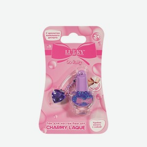 Лак для ногтей Lukky Charmy laque Сиренево-перламутровый металлик 5мл