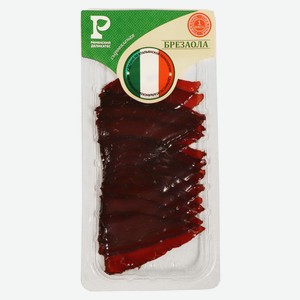 Говядина сыровяленая «Раменский Деликатес» Брезаола нарезка, 80 г