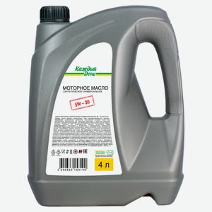 Масло моторное «Каждый День» синтетическое 5W-30, 4 л