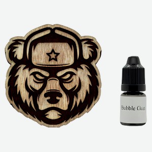 Ароматизатор на дефлектор Медведь в шапке + аромамасло Bubble Gum, 5 мл