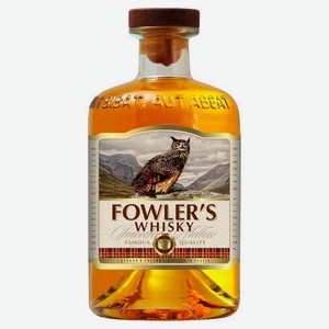 Виски Fowlers зерновой ординарный Россия, 0,5 л
