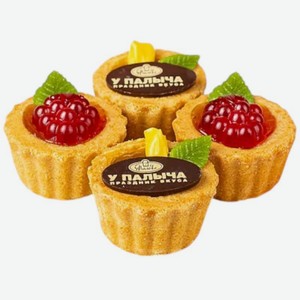 Пирожное У Палыча Корзиночки Райский сад песочное 160г, 160 г