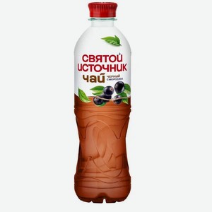 Холодный чай Святой Источник Черный Смородина негазированный 500мл, 500 мл