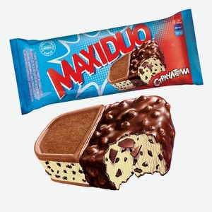 Мороженое Maxiduo страчателла сэндвич БЗМЖ 92 г