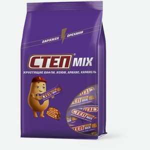 Конфеты Степ Mix вафельные глазированные 200г, 200 г