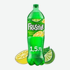 Газированный напиток Лимон-лайм Frustyle 1.5л