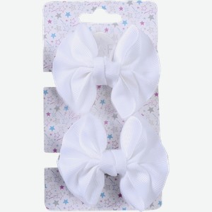Резинка-бант 2шт + заколка-зажим 2шт