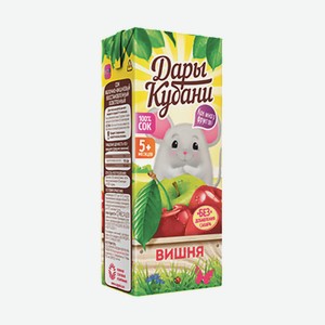 Сок Дары Кубани 0,2л Ябл.-вишн. Восст.ос