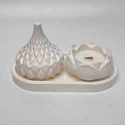 Набор интерьерных ароматических свечей Зеленое манго