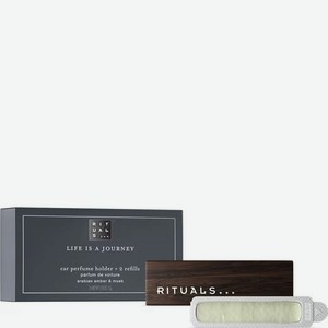 RITUALS... Держатель для ароматизатора + Сменные картриджи Homme Life is a Journey, 2 шт x 3 мл + 1 шт