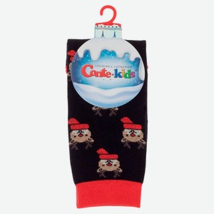 Носки детские Conte Kids Новогодние черные, р.20-22