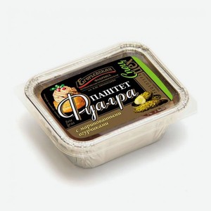 Паштет мясной из куриной печени «Егорьевская КГФ» Фуа-гра с маринованными огурчиками охлажденный, 180 г