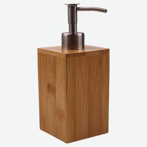 Дозатор для жидкого мыла Actuel бамбук, 7,2х7,2х18 см