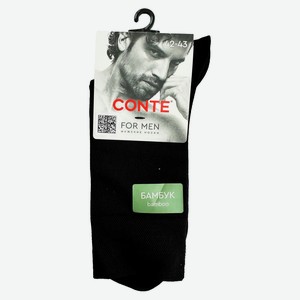 Носки мужские Conte черные, р 27