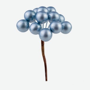 Набор-букет «Азалия Декор» Шарики на вставках голубые 11 см для цветов и подарков, 1 шт