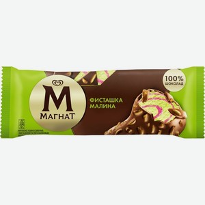 Мороженое Магнат фисташка и малина эскимо БЗМЖ 70 г