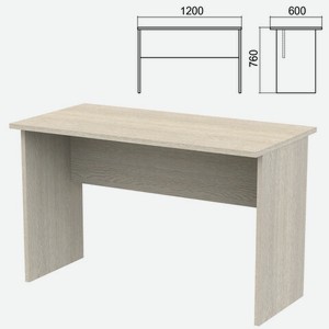Стол письменный 120*60*76см, ясень