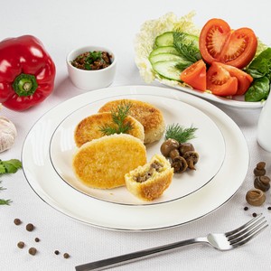 Замороженные полуфабрикатытм У ПалычаЗразы картофельные с грибами 600 г