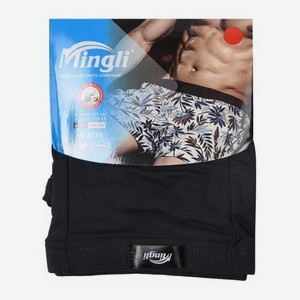 Трусы-боксеры мужские чёрные Mingli Vilena в ассортименте